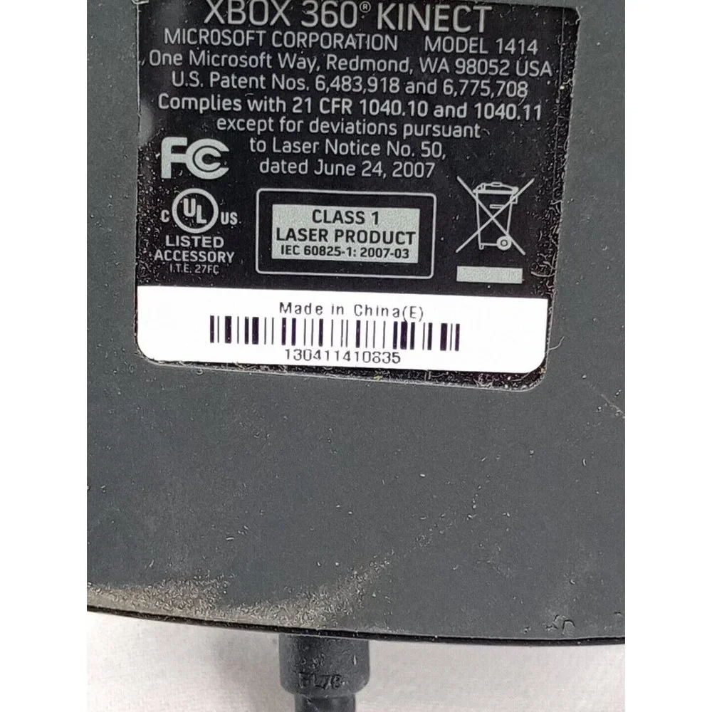 Authentic Microsoft Xbox 360 Kinect Sensor Only Working Model 1414